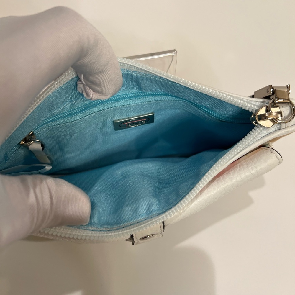 Authentic Talbots Multi Color Wristlet With Front… - image 4